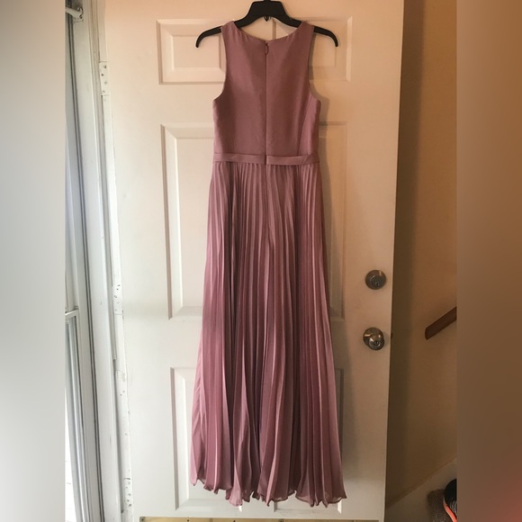Azazie Lindie Bridesmaid Dress, Size 10, Vintage Mauve - Picture 3 of 8